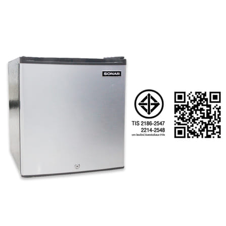 ตู้เย็น 1 ประตู ตู้เย็นมินิบาร์ SONAR รุ่น RS-H50N 1.8 คิว 50 ลิตร สีเทา_5